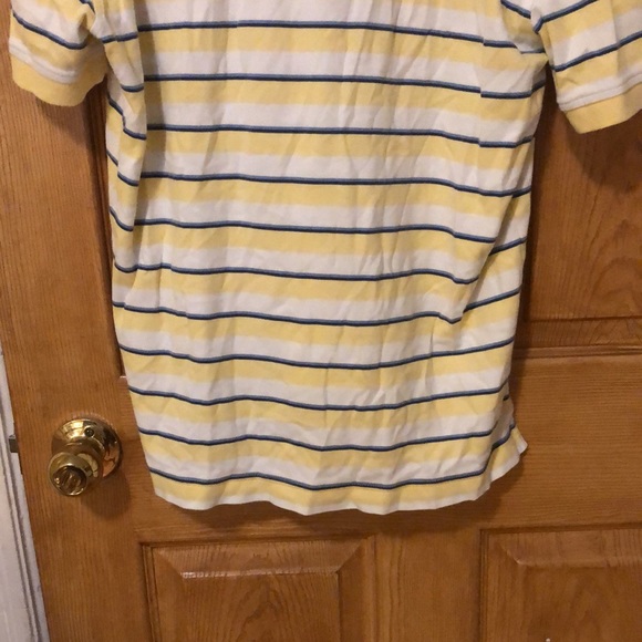 Tommy Hilfigure, butter yellow striped polo - Picture 4 of 5
